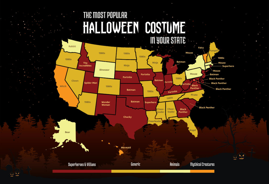 Most Popular Halloween Costume In Your State All Home