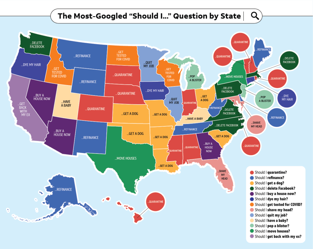 The Most Googled Questions by State “Should I”